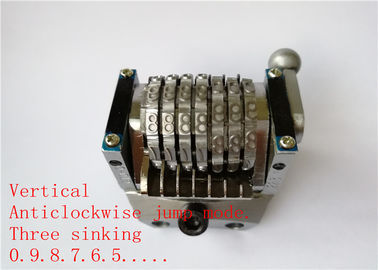 3 Sinking Automatic Numbering Machines Vertical Anticlockwise Long Service Life